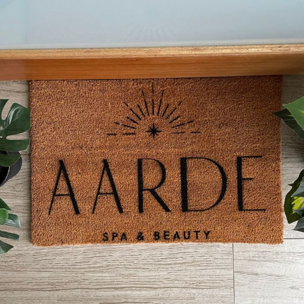 Aarde Spa & Beauty business logo doormat