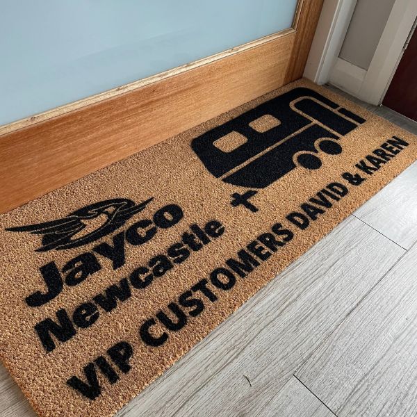 Jayco Newcastle business logo doormat