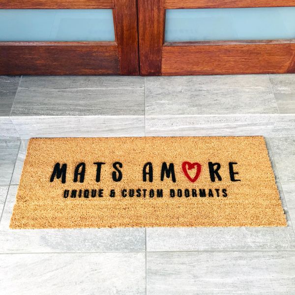 Mats Amore business logo doormat