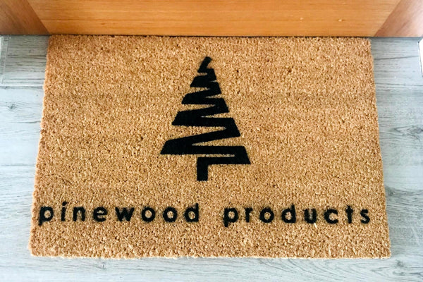 Pinewood Products business logo doormat