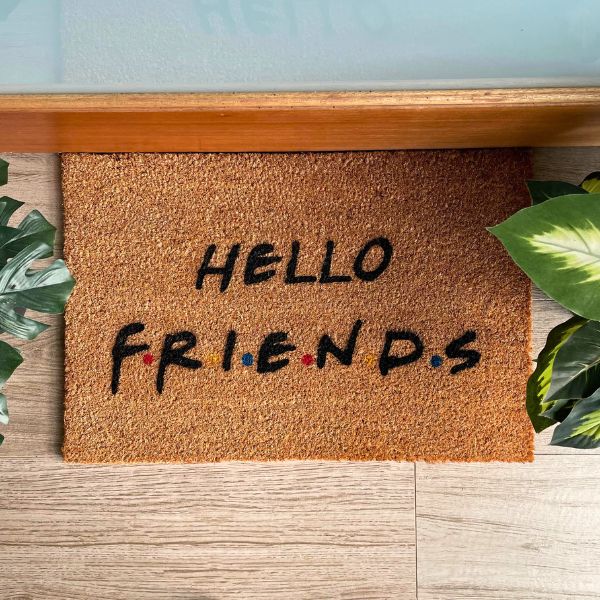 Hello Friends doormat