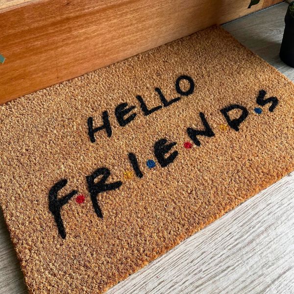 Hello Friends doormat