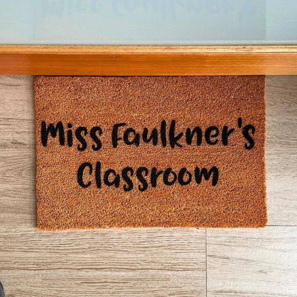 Miss Faulkner's Classroom doormat