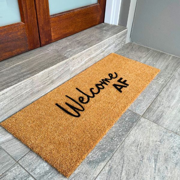 Large Welcome AF Doormat