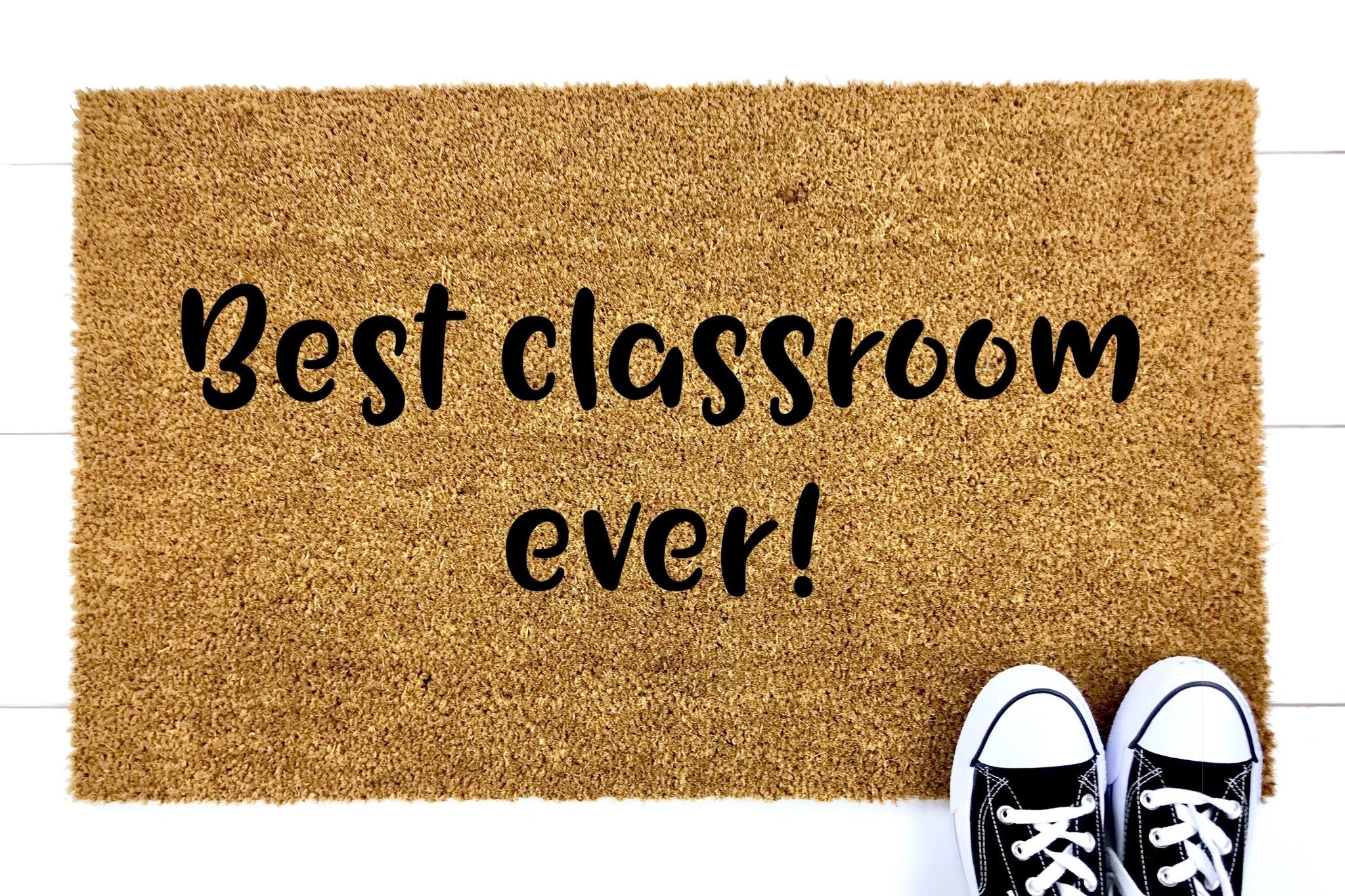 Best classroom ever! doormat 60x40cm