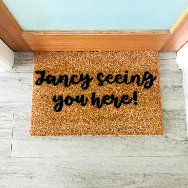 Fancy seeing you here! doormat