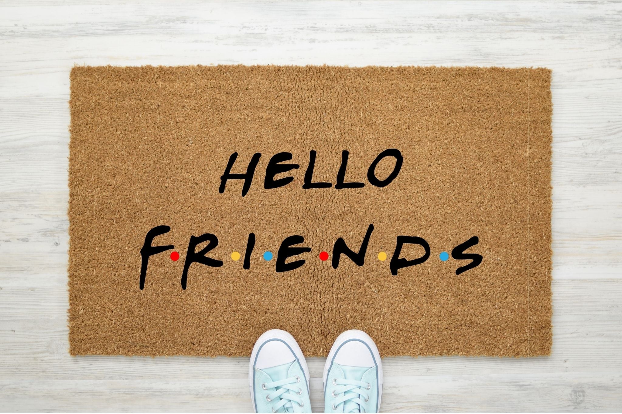 Hello Friends 60x40 doormat
