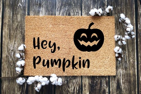 Hey Pumpkin Doormat 60x40cm