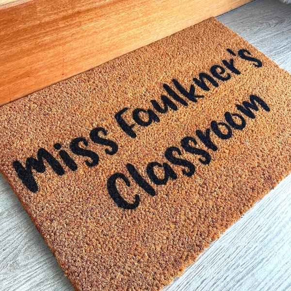 Miss Faulkner's Classroom doormat