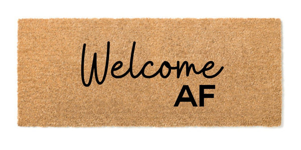 Welcome AF Doormat 110x45