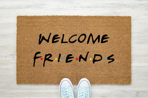 Welcome Friends 60x40 doormat