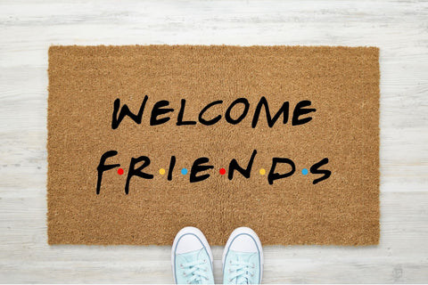 Welcome Friends 60x40 doormat