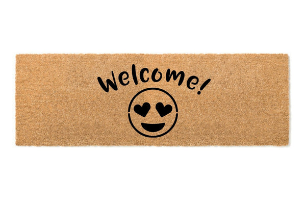 Welcome! Heart Eyes Emoji 110x45cm